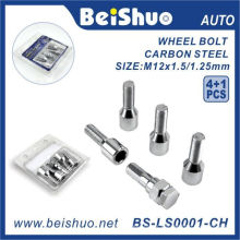 4 + 1PCS Harden Steel Wheel Lug Bolt